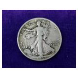 1943 Walking Liberty Silver Half Dollar