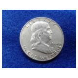 1962 FRANKLIN SILVER HALF DOLLAR