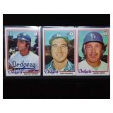 3 Baseball Cards