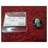 1979-S PROOF TYPE I GEM DCAM QUARTER