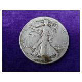 1945 Walking Liberty Silver Half Dollar
