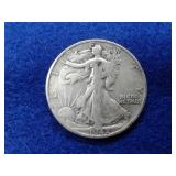1942-S WALKING LIBERTY SILVER HALF DOLLAR