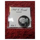 1998-S PROOF QUARTER
