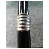SZ.5.5 STERLING SILVER RING 12.9GRAMS