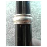 SZ.9 STERLING SILVER RING 10.1GRAMS