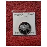 1995-S PROOF DCAM QUARTER