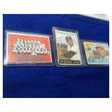 3 BASEBALL CARDS