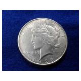 1923-D PEACE SILVER DOLLAR