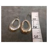STERLING SILVER-MEXICO PIERCED EARRINGS 15.7GRAMS