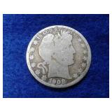 1908-O BARBER SILVER HALF DOLLAR