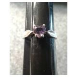 SZ.8.5 STERLING SILVER RING 1.9GRAMS