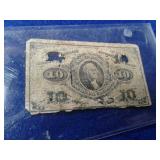 US 10 CENTS FRACTIONAL CURRENCY