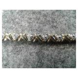 STERLING SILVER BRACELET 10.9GRAMS