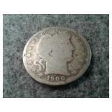 1900-S BARBER SILVER HALF DOLLAR