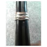 SZ.8 STERLING SILVER RING 3.9GRAMS