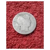 1907-O BARBER SILVER HALF DOLLAR