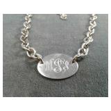 STERLING SILVER NECKLACE 34.2GRAMS