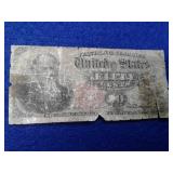 US FIFTY CENTS FRACTIONAL CURRENCY