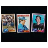 3 Baseball Cards