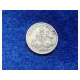 1936 SILVER THREEPENCE