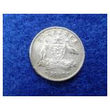 1942 SILVER SIXSPENCE