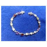 STERLING SILVER BRACELET 7.7GRAMS