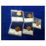 5 COLLECTIBLE PENNIES