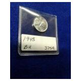 1943 BU STEEL WHEAT PENNY