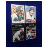 4 BASEBALL CARDS