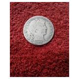 1908-O BARBER SILVER HALF DOLLAR