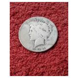 1934-D PEACE SILVER DOLLAR