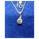 9" STERLING SILVER NECKLACE 4.6GRAMS