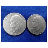 IKE SILVER BICENTENNIAL DOLLARS