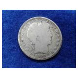 1899 BARBER SILVER HALF DOLLAR