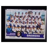 Brewers Checklist Baseball Card
