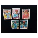 5 Baseball Cards