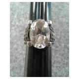 SZ.9 STERLING SILVER RING 13.0GRAMS