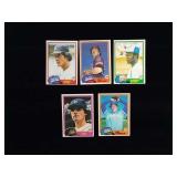 5 Baseball Cards