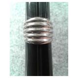 SZ.9 STERLING SILVER RING 7.4GRAMS