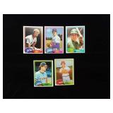 5 Baseball Cards