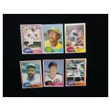 6 Baseball Cards