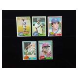 5 Baseball Cards