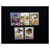 5 Baseball Cards