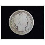 1906 D Barber Silver Half Dollar