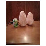 2 Hyliaian Rock salt Lamps
