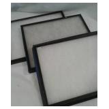 3 Glass Display Cases....12 x 16