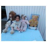 DOLLS INCLUDING PORCELAIN