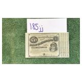 Mint United States $5 Bond currency Louisiana