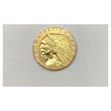 1926 US GOLD $2 1/2  INDIAN COIN