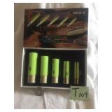 SHOT GUN SHELL SET OF KNIVES